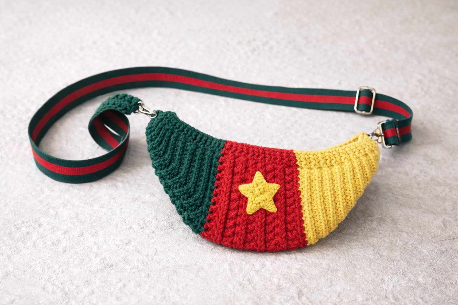 Cameroon Crochet Belt Bag